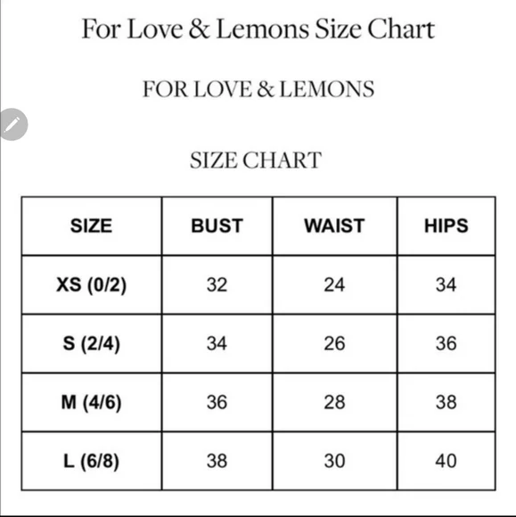 🍋***1Small Left!!**For Love and Lemons White Lace Cropped Top - Picture 4 of 8